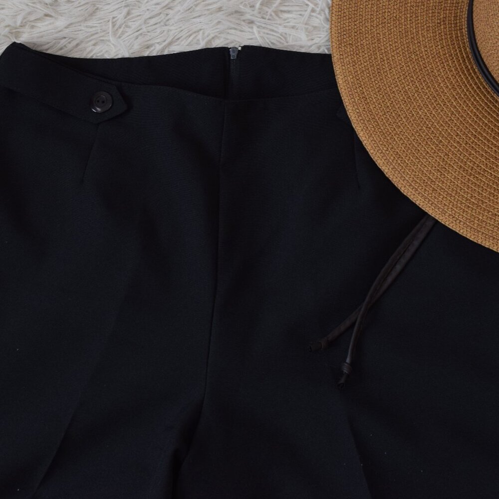 Vintage 90s‎ Polyester Flat Front High Waisted Pants | 32 waist